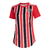 Camiseta São Paulo Visitante 22/23 Aficionado Adidas Mujer - Roja, Negra y Blanca