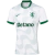 Camisa de futebol branca do Sporting CP, modelo Away I 2025/2026, com detalhes em verde e logo da Nike.