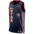 Camiseta NBA All-Star Game 2025 Edwards #5 Jordan Swingman en color negro con detalles en rojo y amarillo.