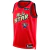 NBA All-Star Game 2025 Giannis Antetokounmpo #34 Jordan Swingman Jersey in red with yellow and blue accents.