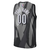 Camiseta negra de hombre Swingman de la NBA, Brooklyn Nets City Edition 2024/2025, vista trasera con diseño moderno.