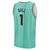 Back view of the Charlotte Hornets 2024/2025 City Edition men's Swingman jersey in green, featuring player name "BALL" and number "1".