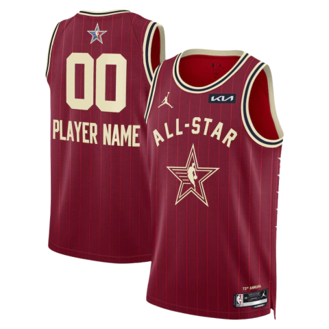 Camiseta NBA All Star Game 2024 West Jordan Vermelha