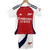 Kit Niños Arsenal Home 2024 2025 Adidas Roja Blanca