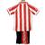 Kit Niños Athletic Bilbao Retro Home 1995 1997 Kappa Roja Blanca Negra - comprar online