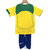 Kit Niños Brasil Brazil Retro Home 2002 2004 Nike Amarelo Azul - comprar online