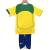 Brasil Brazil Retro Home 2002 2004 Nike Yellow Blue - buy online