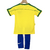 Kit Niños Brasil Retro Home 1998 Nike Amarelo Azul - comprar online