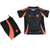 Kit Niños Colombia Away 2024 2025 Adidas Negra Laranja