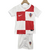 Kit Niños Croacia Croatia Home 2024 2025 Nike Blanca Roja