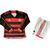 Kit Infantil Flamengo Home 2024/2025 Adidas Vermelho e Preto Manga Longa