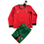 Kit Niños Portugal Home 2024 Nike Roja Verde Manga Longa