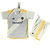 Kit Infantil La Galaxy Home 2024 Adidas Branco