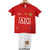 Kit Niños Manchester United Retro Home 2007 2008 Nike Roja Blanca Champions League