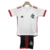 Kit Niños Flamengo Away 2024/2025 Blanca e Roja Torcedor Masculina Adidas