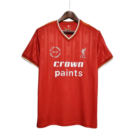 Camiseta Liverpool Retrô 1985/1986 Roja
