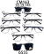 Armação Masculina + Lente Clip On 2 Em 1 CM163