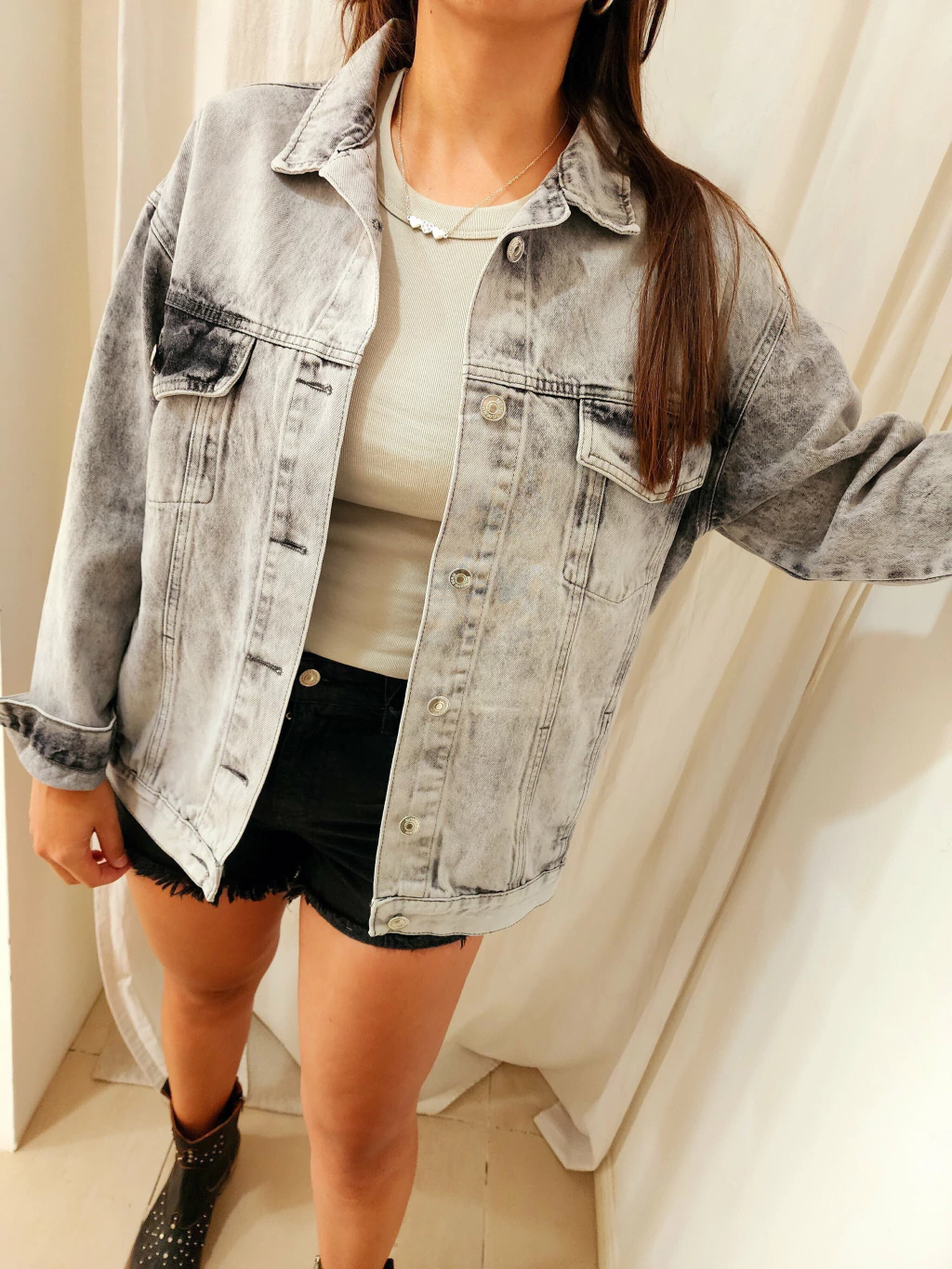 CAMPERA JADE GREY VINTAGE