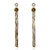 Brinco Franja Gatsby Smoke Topaz