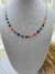 Choker Coração colorido