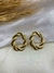 Brinco Folheado Dourado