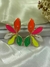 Brinco Meia Flor Resinado