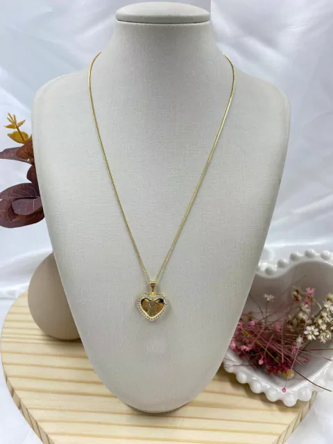 Colar Filho 1 Menina Zircônia