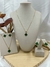 Conjunto Brinco e Colar Trevo - comprar online