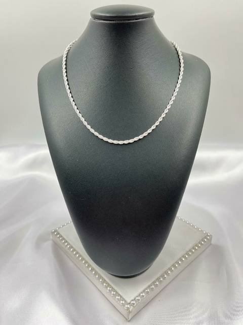 Choker Cordão Baiano - Folheada a Prata - comprar online