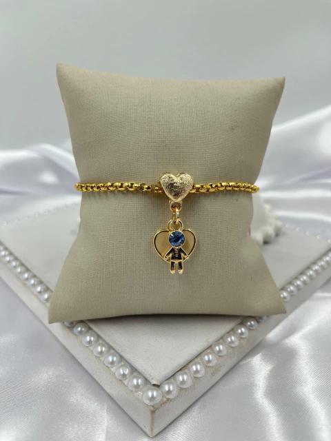 Pulseira Filhos Strass 1 Menino - comprar online