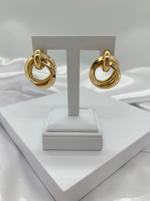 Brinco Argola Dupla Redondo