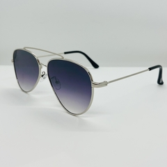 Óculos de sol Aviador Côncavo prata - comprar online