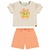 Conjunto Camisa E Shorts Botonê Menina Malwee Off-White Ref.03 (De 1 A 3 Anos) - 1000120470-02143