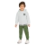 Conjunto Casaco Zíper E Touca E Calça Menino Kyly Cinza Ref.03 (De 4 A 8 Anos) - 1001604-0467