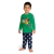 Pijama Manga Longa E Calça Copa Menino Kyly Verde Ref.08 (De 1 A 12 Anos) - 1001650-70178