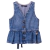Colete Jeans Menina Animê Azul Ref.02 (De 8 A 10 Anos) - P6406-453993
