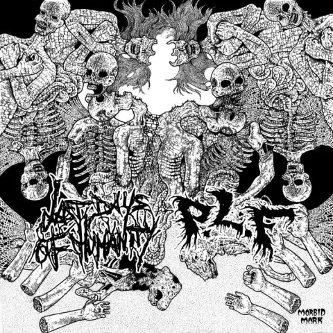 Last Days Of Humanity / P.L.F - Split [Digipack CD]