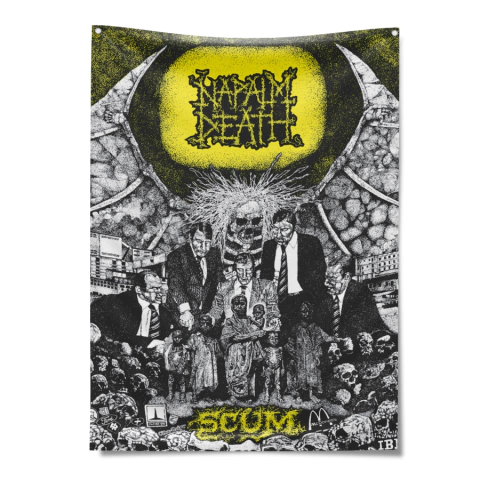 Bandeira Napalm Death - Scum