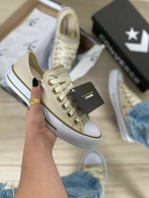 ALL STAR AREIA - PALMILHA CONFORT - LINHA PREMIUM