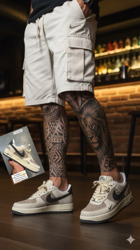 Nike Air Force - Off White/Graf/Aveia - comprar online