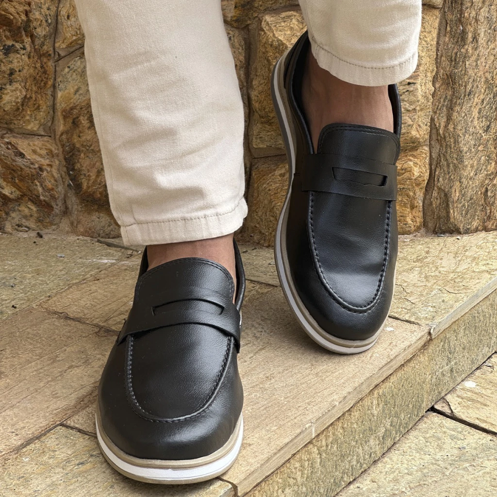 Sapato Masculino Oxford Moderno Mocassim Slim
