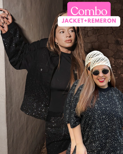 Combo: Jacket estelar y remeron shine - comprar online