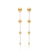 Brinco Fio Bolas Pendentes - comprar online