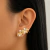 Ear Cuff Noiva Charme em Pérolas | Ouro - comprar online