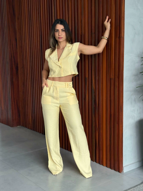 CONJUNTO CALÇA WID LEG - comprar online