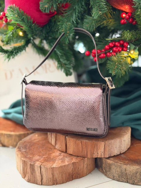 BOLSA METALIZADO GRAFITE - comprar online