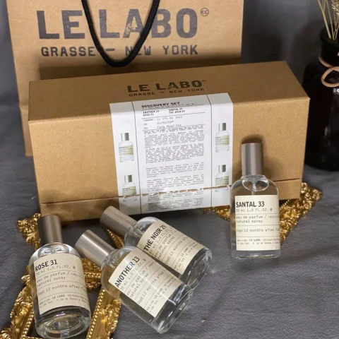 Kit 4 pçs 30ml Le Labo Another 13/The Noir 29/Rose 32/Santal 33 Frete Grátis