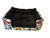 CAMA PUFF RECTANGULAR PARA PERRO, LONETA COLORES MEDIANA, COJIN DOBLE VISTA, BASE IMPERMEABLE - tienda en línea