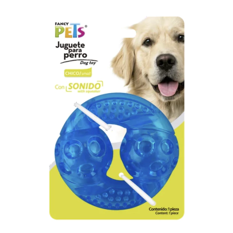 FANCY PETS JUGUETE MORDEDOR FLEXIBLE EN FORMA DE DONA CON SONIDO TAMAÑO CHICO PARA PERROS - comprar en línea