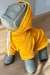 Imagen de SUDADERA AMARILLA POLAR CON CAPUCHA CON BORDADO DE PERRITO GLOBO– ROPA PARA PERRO Ó GATO